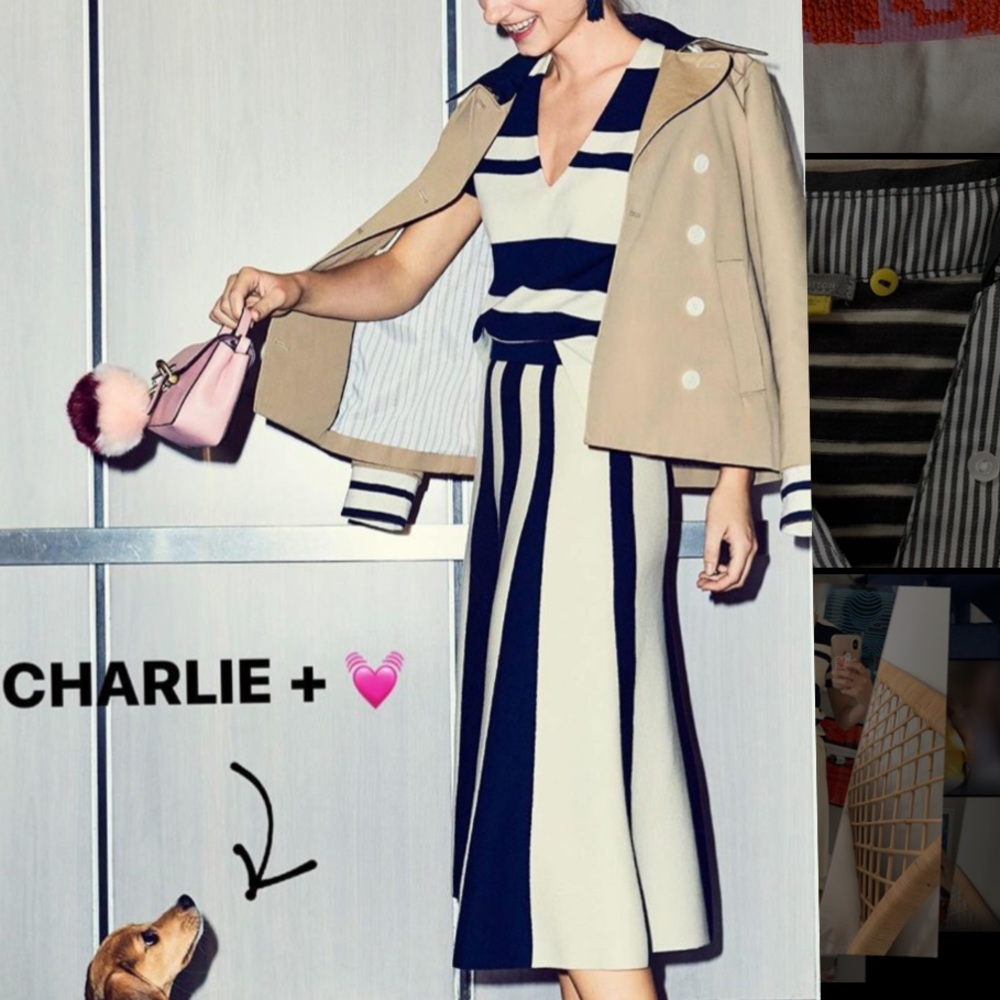 J.Crew knitted striped top